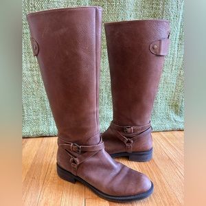 Women’s Enzo Angiolini Easaevon Leather Riding Boots
